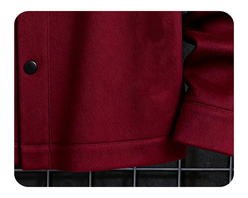 Men’s Polyester Brushed Short Jacket