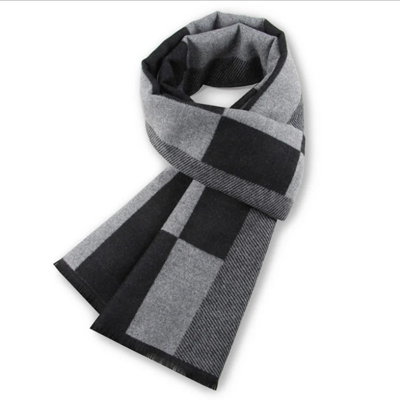 Soft Plaid Shawl Neckerchief