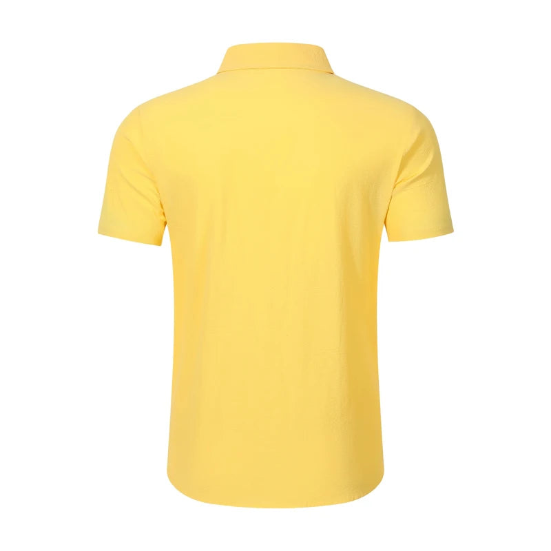 Men’s Linen Casual Short Sleeve Shirt