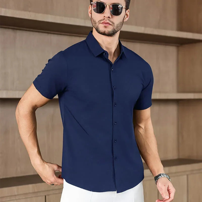 Men’s Summer Business Casual Shirt