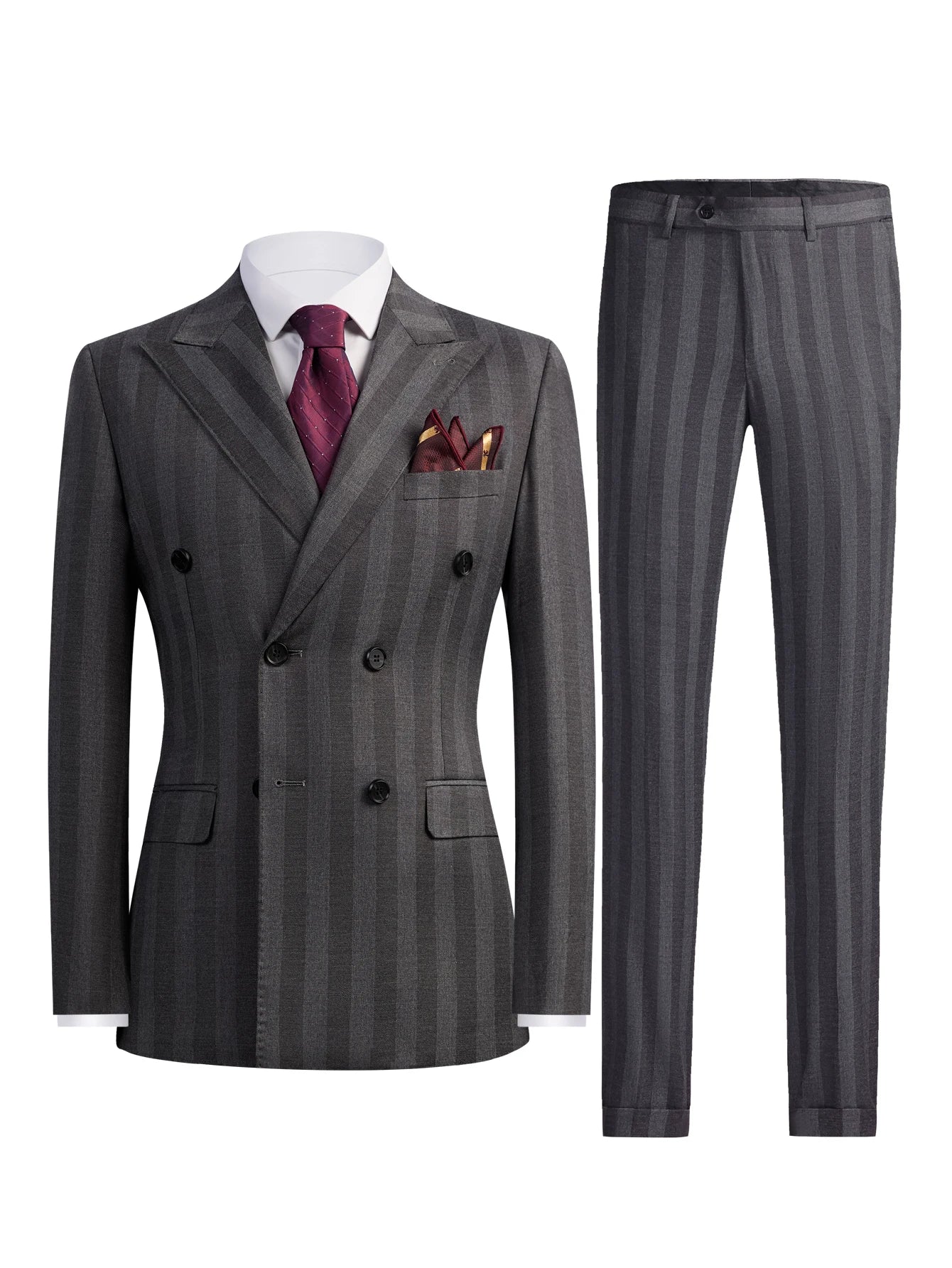 Men’s 2-Piece Double Breasted Suit Set