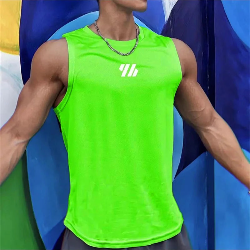 Mesh Sleeveless Men’s Tank Top
