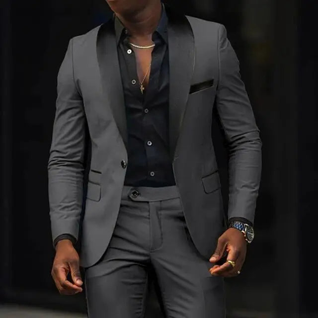 Men’s 2-Piece Wedding Suit