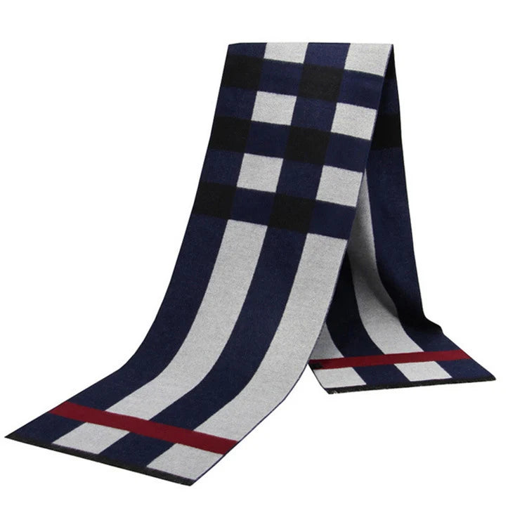 Soft Plaid Shawl Neckerchief