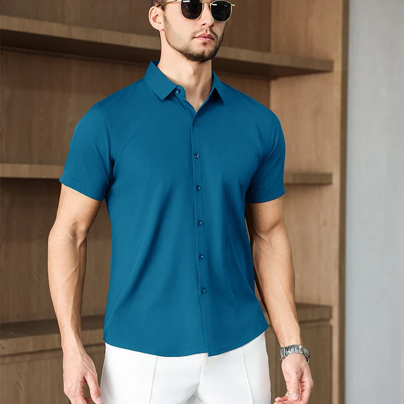 Men’s Summer Business Casual Shirt