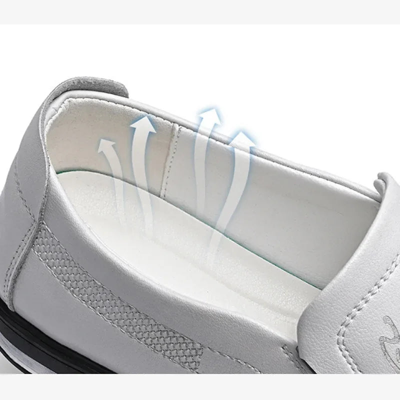 Men Designer Leather Loafers High Quality Formal Shoes