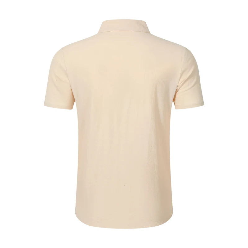 Men’s Linen Casual Short Sleeve Shirt