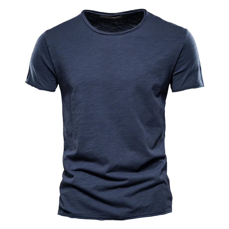 O Neck Short Sleeve 100% Cotton T Shirt