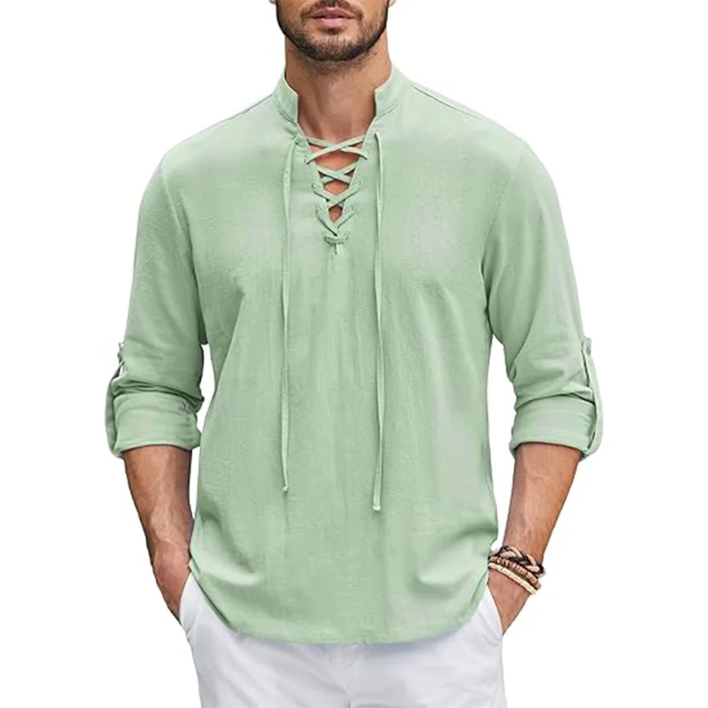 Men’s Renaissance Pirate Medieval Viking Shirt