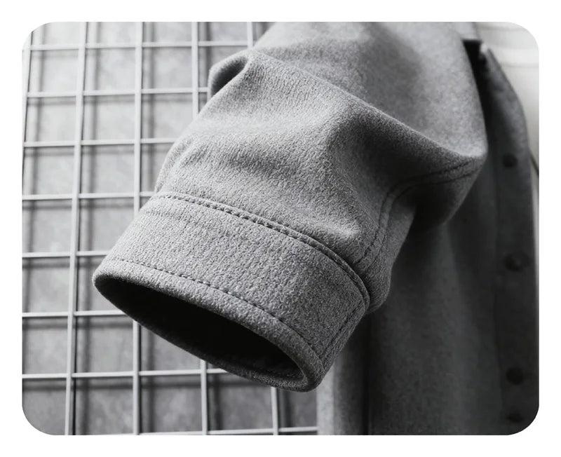 Men’s Polyester Brushed Short Jacket