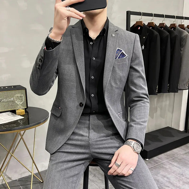 Men’s High-Quality 2-Piece Wedding Suit