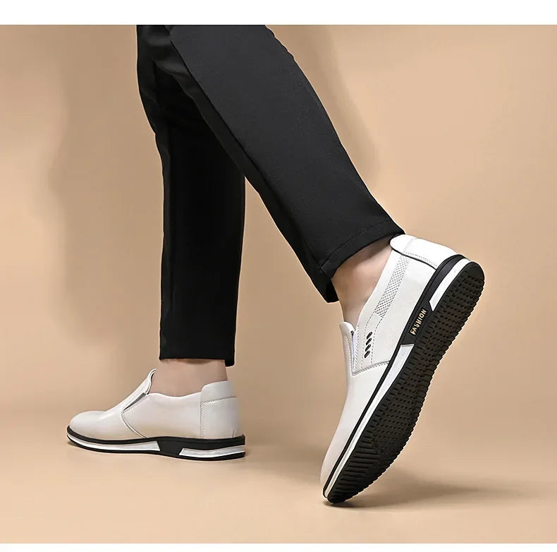 Men Designer Leather Loafers High Quality Formal Shoes