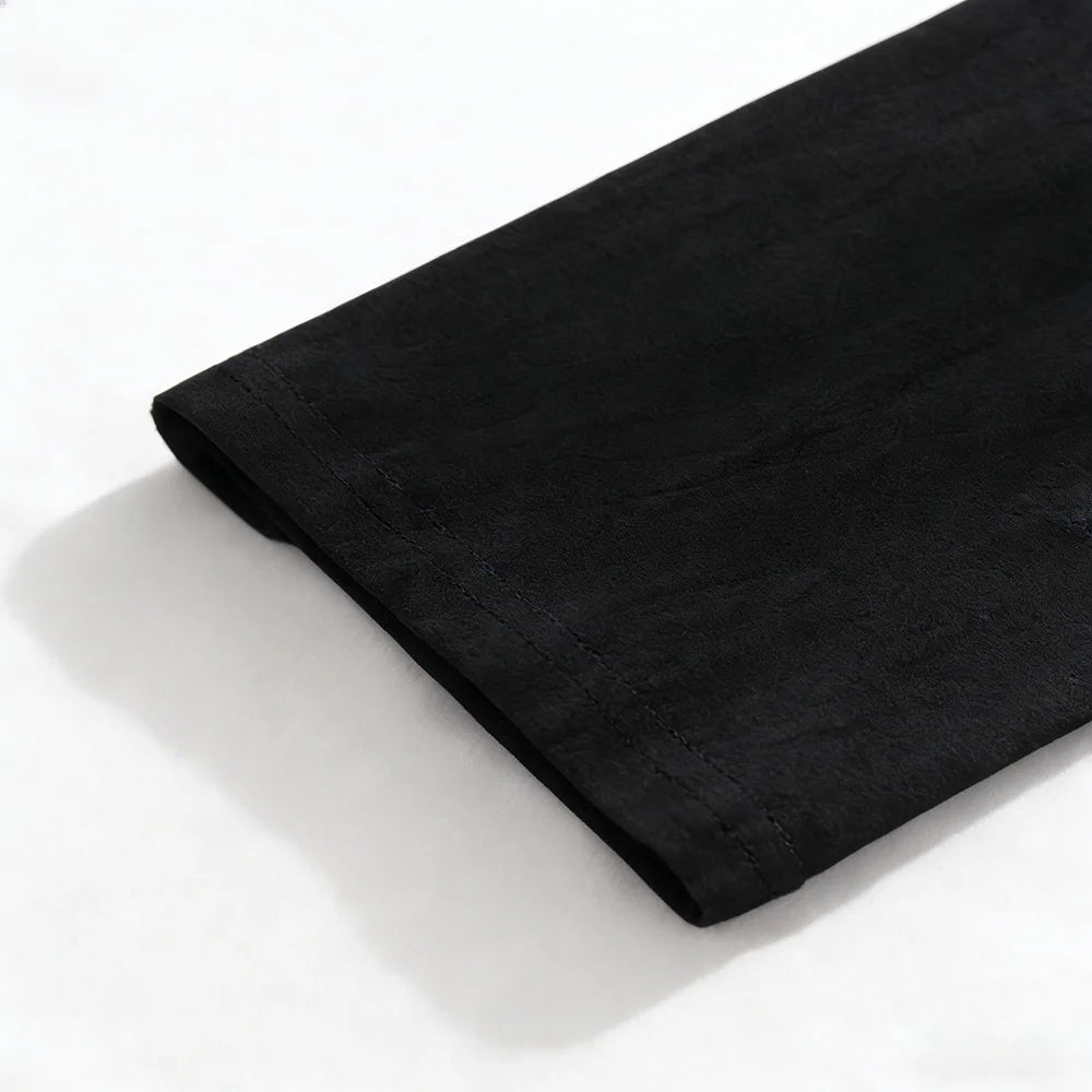 Men’s Casual Linen Cotton Lapel Shirt