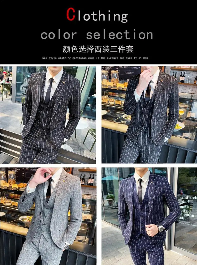3-Piece Formal Wedding & Party Outfit