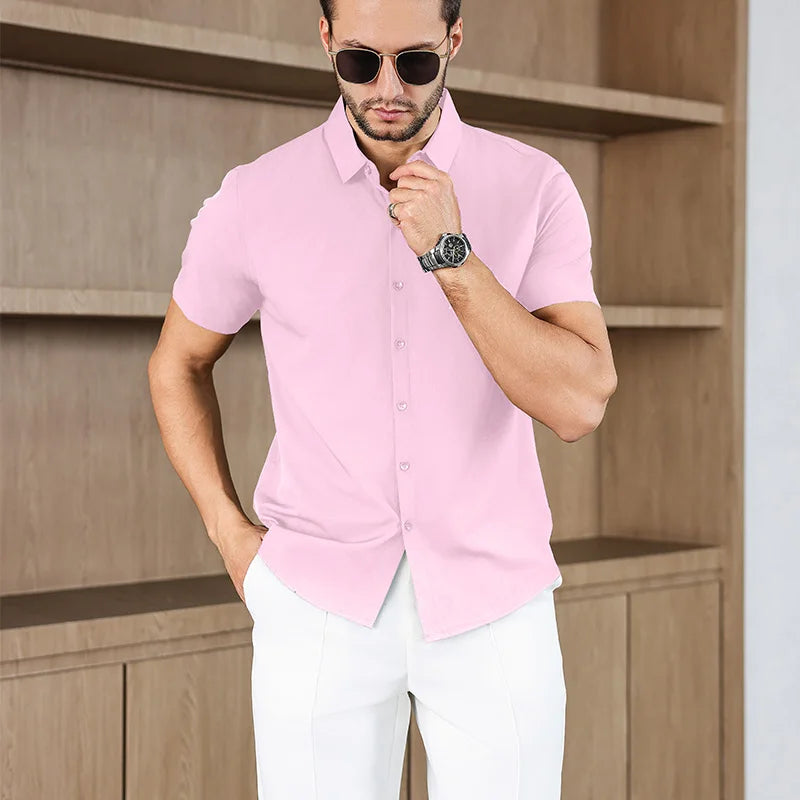 Men’s Summer Business Casual Shirt