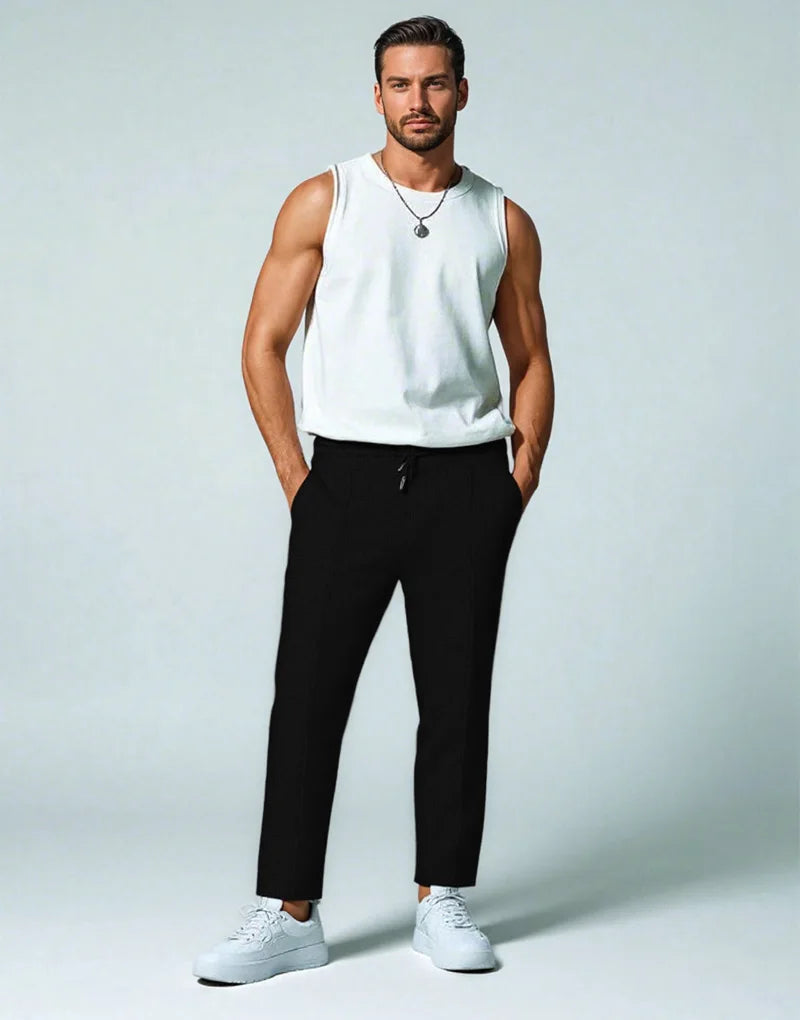 Slim Fit Casual Sports Jogger with Drawstring & Pockets