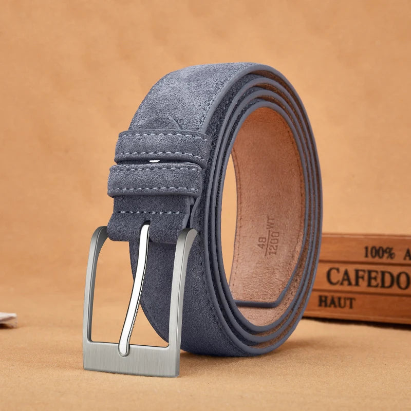 High Quality Men’s Suede Leather Belt