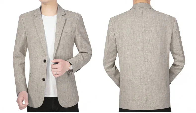 Men Business Casual Suit Jacket