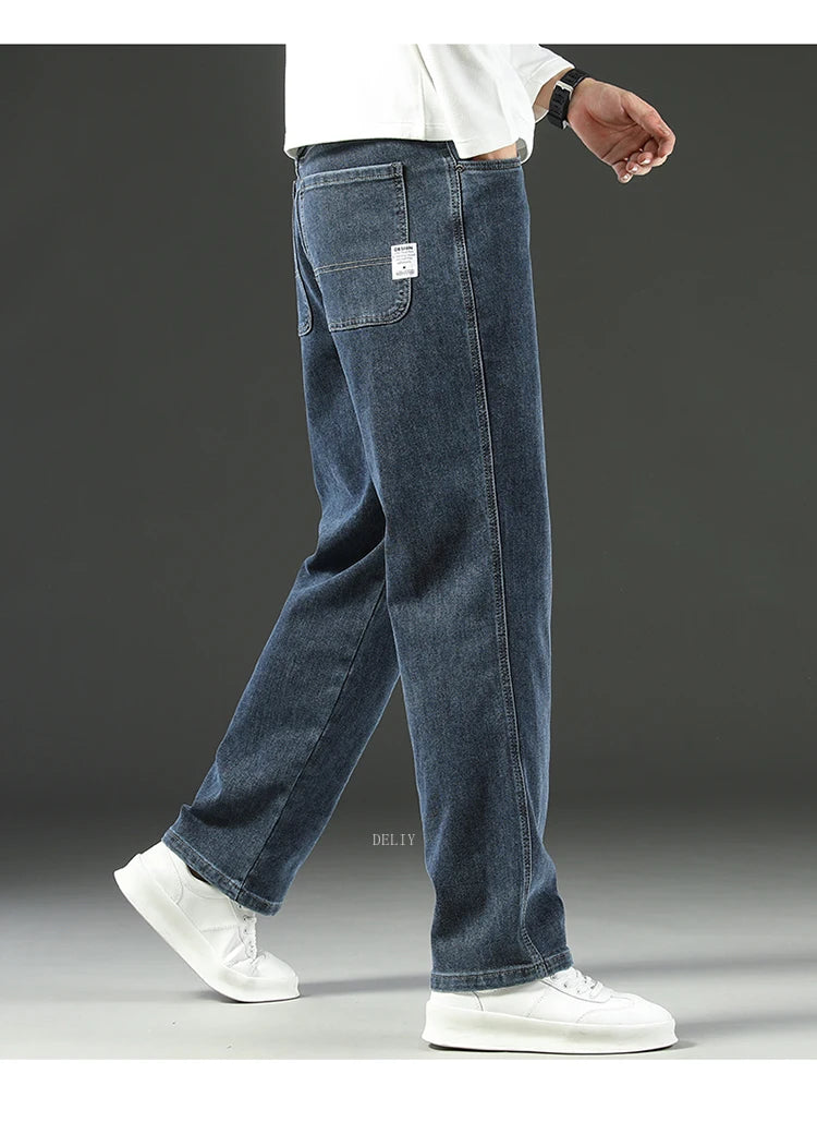 Baggy Loose Straight Fit Casual Trousers