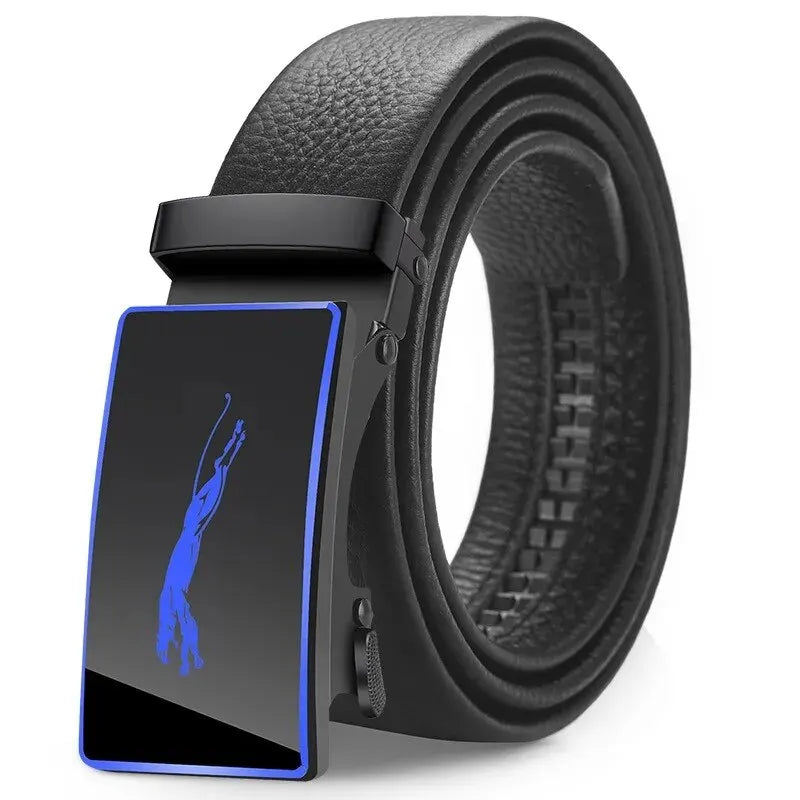 Luxury Metal Buckle PU Leather Belt