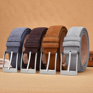 High Quality Men’s Suede Leather Belt