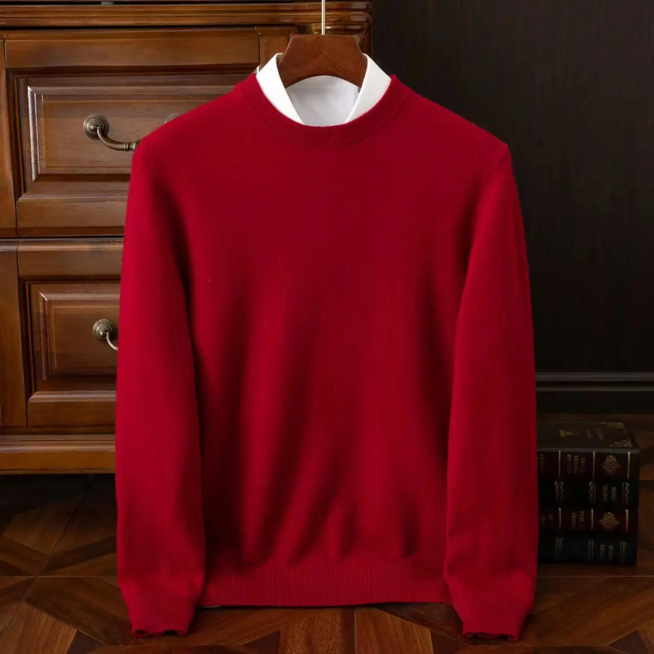 Men’s Oversized O-Neck Sweater