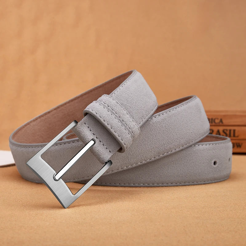 High Quality Men’s Suede Leather Belt