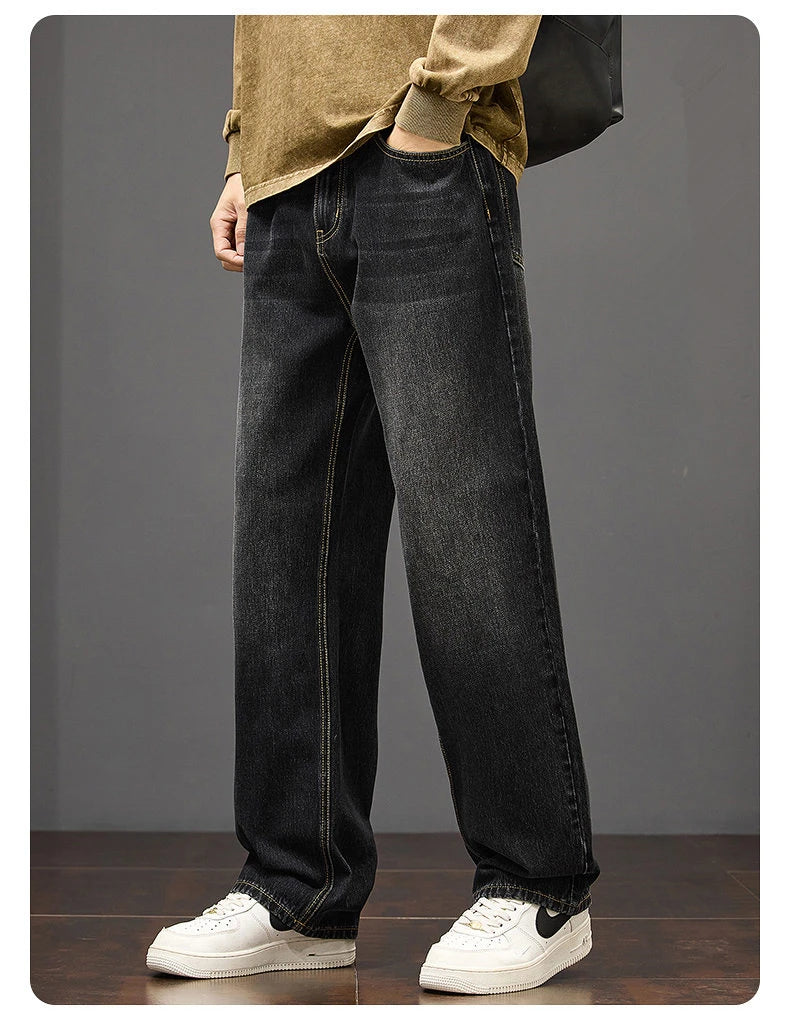 Straight Leg Relaxed Fit Casual Trousers
