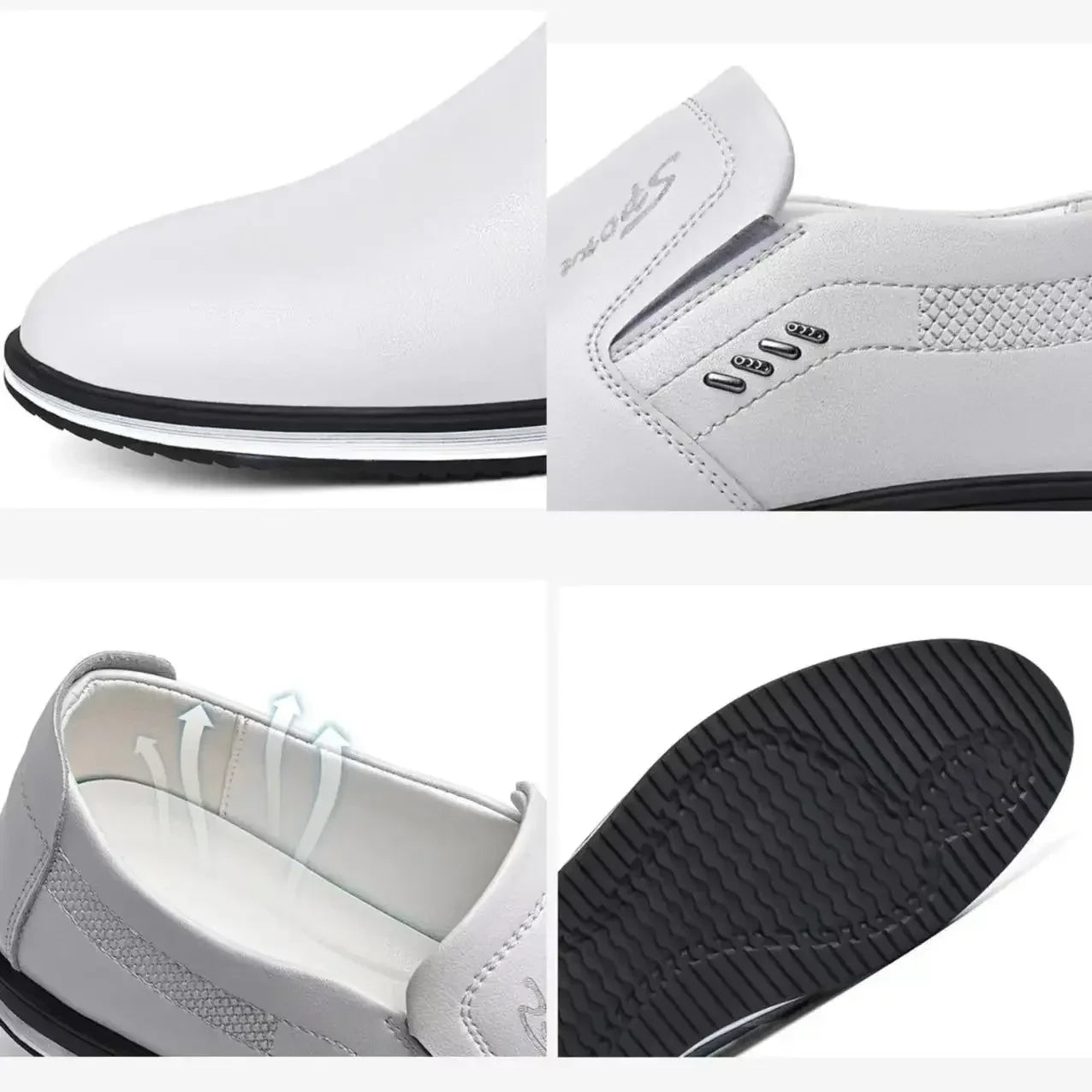 Men Designer Leather Loafers High Quality Formal Shoes