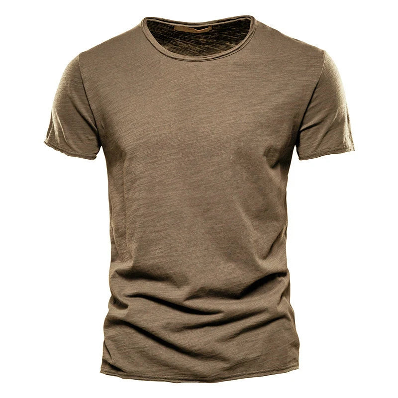 O Neck Short Sleeve 100% Cotton T Shirt