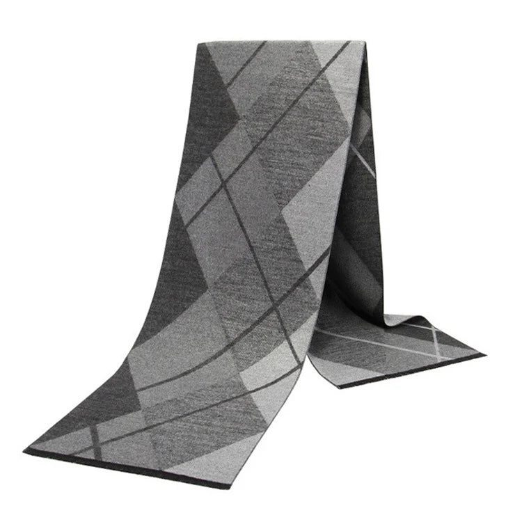 Soft Plaid Shawl Neckerchief