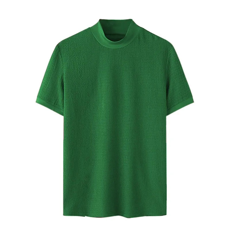 Men’s Summer High-Neck T-Shirt