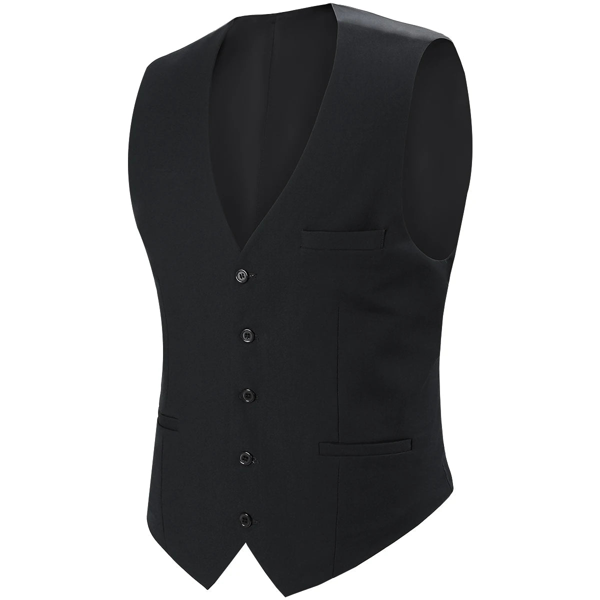 Men’s Formal Black Waistcoat
