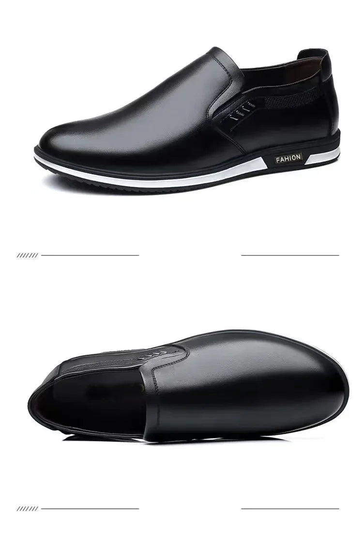 Men Designer Leather Loafers High Quality Formal Shoes
