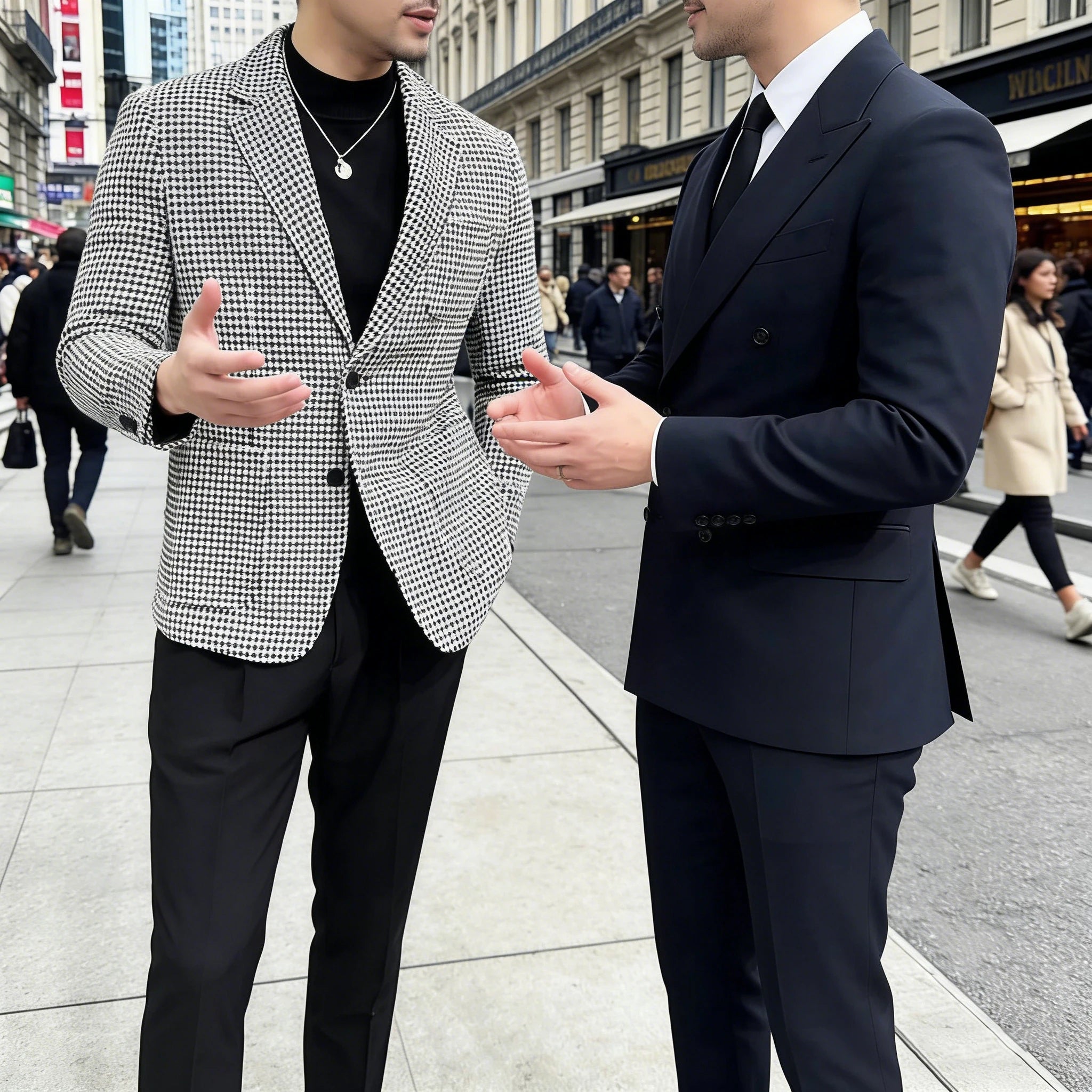Slim Fit Business Casual 2-Button Suit