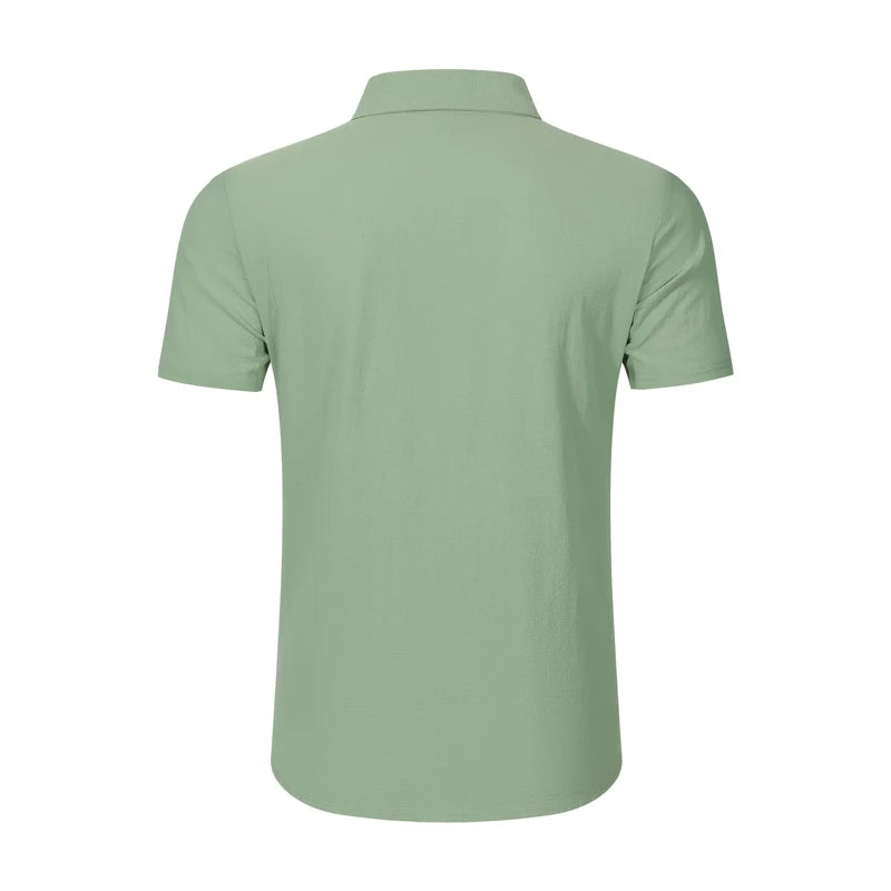 Men’s Linen Casual Short Sleeve Shirt