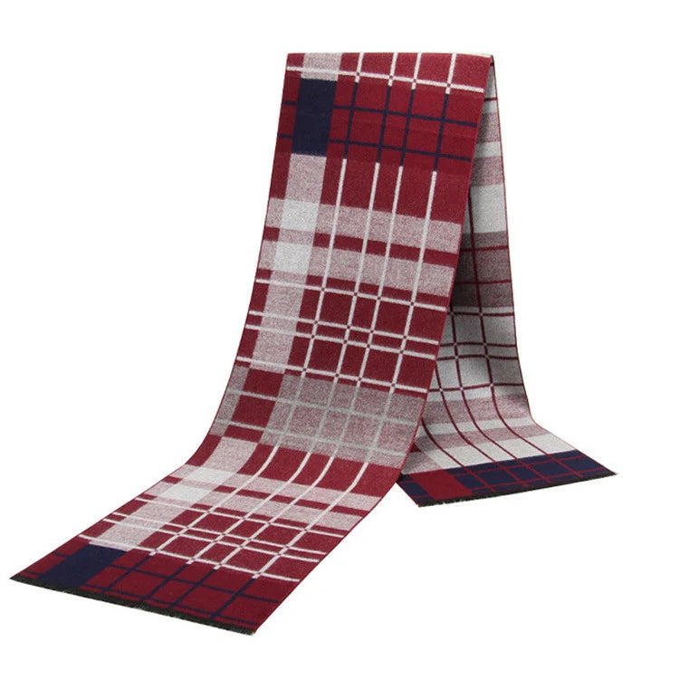 Soft Plaid Shawl Neckerchief