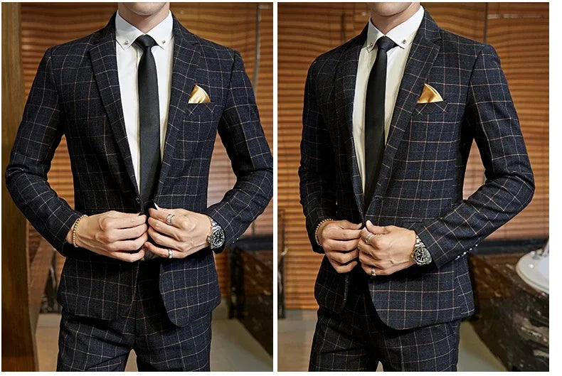 Men Boutique Slim Fit Blazer and Pants Set