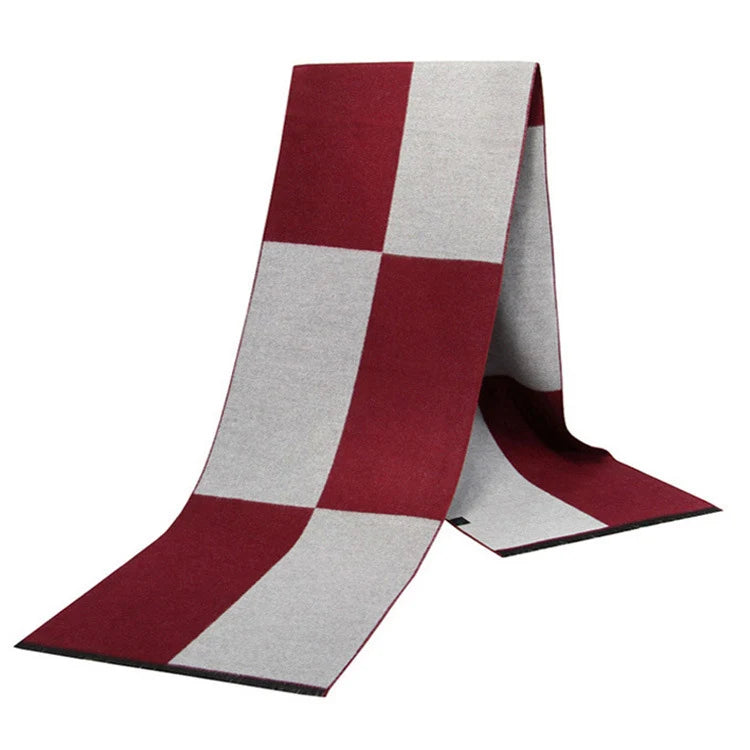Soft Plaid Shawl Neckerchief