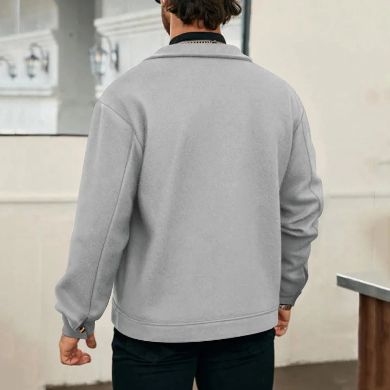 Men’s Polyester Brushed Short Jacket
