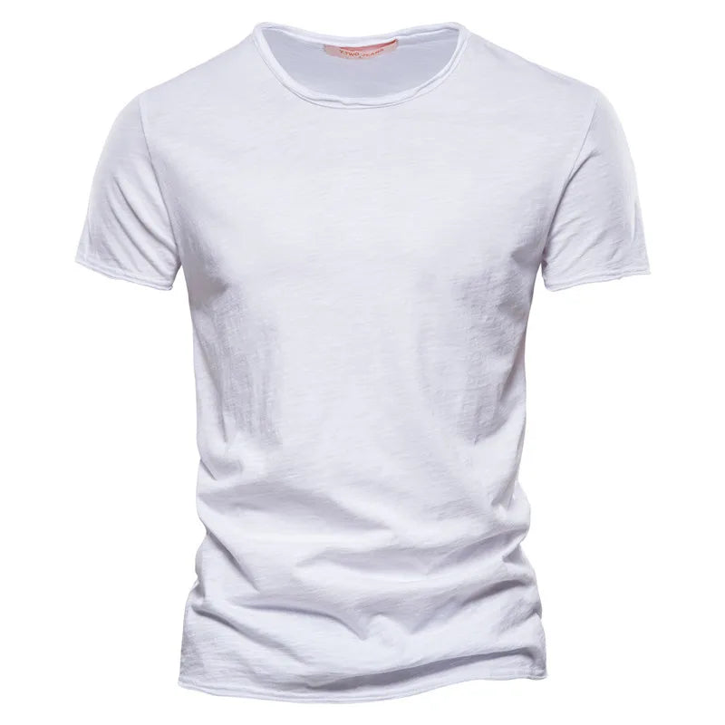 O Neck Short Sleeve 100% Cotton T Shirt