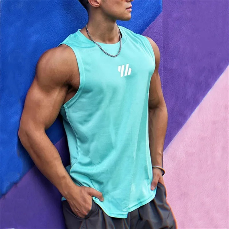 Mesh Sleeveless Men’s Tank Top