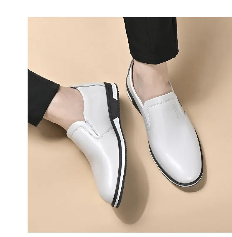 Men Designer Leather Loafers High Quality Formal Shoes