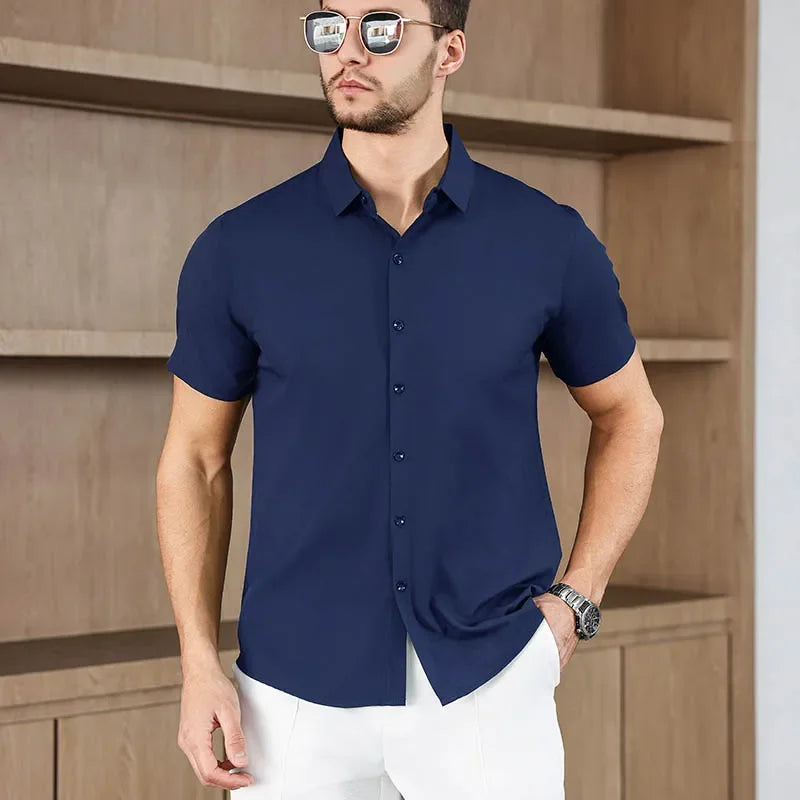 Men’s Summer Business Casual Shirt