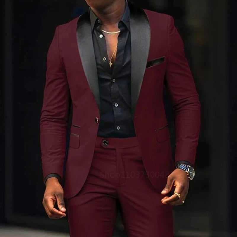 Men’s 2-Piece Wedding Suit