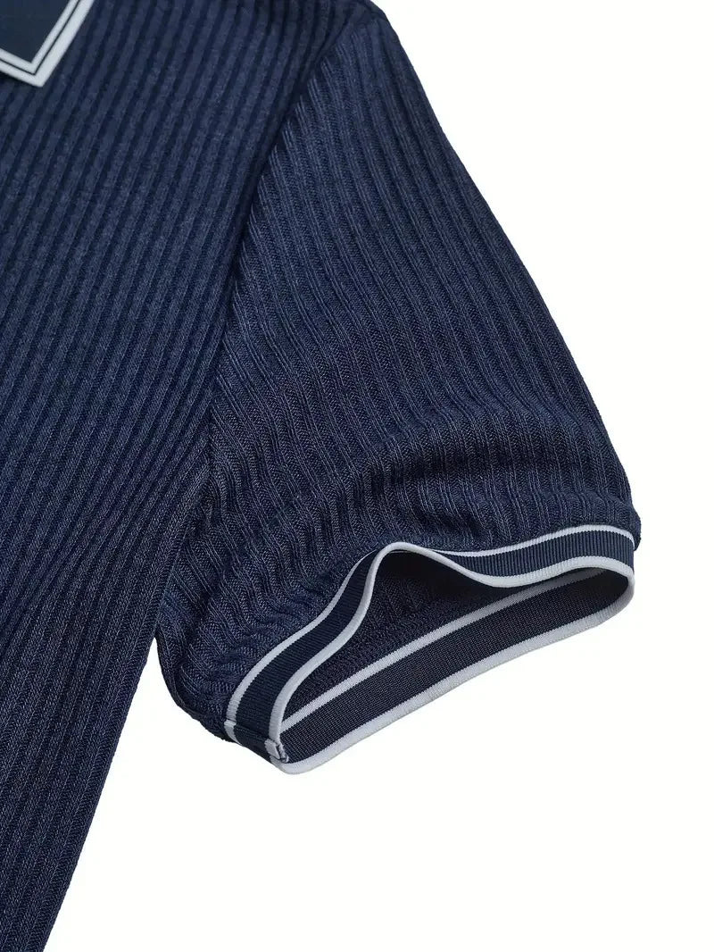 Men’s Solid Color Short Sleeve Shirt