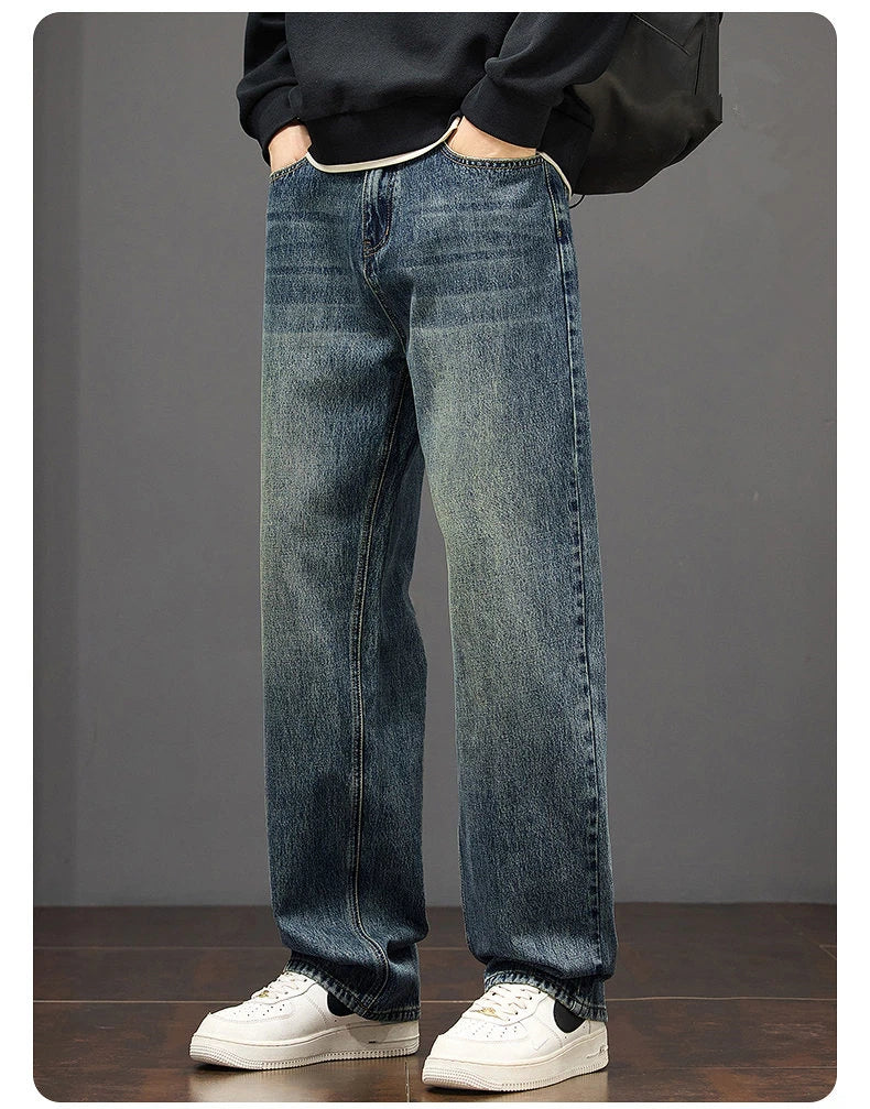 Straight Leg Relaxed Fit Casual Trousers