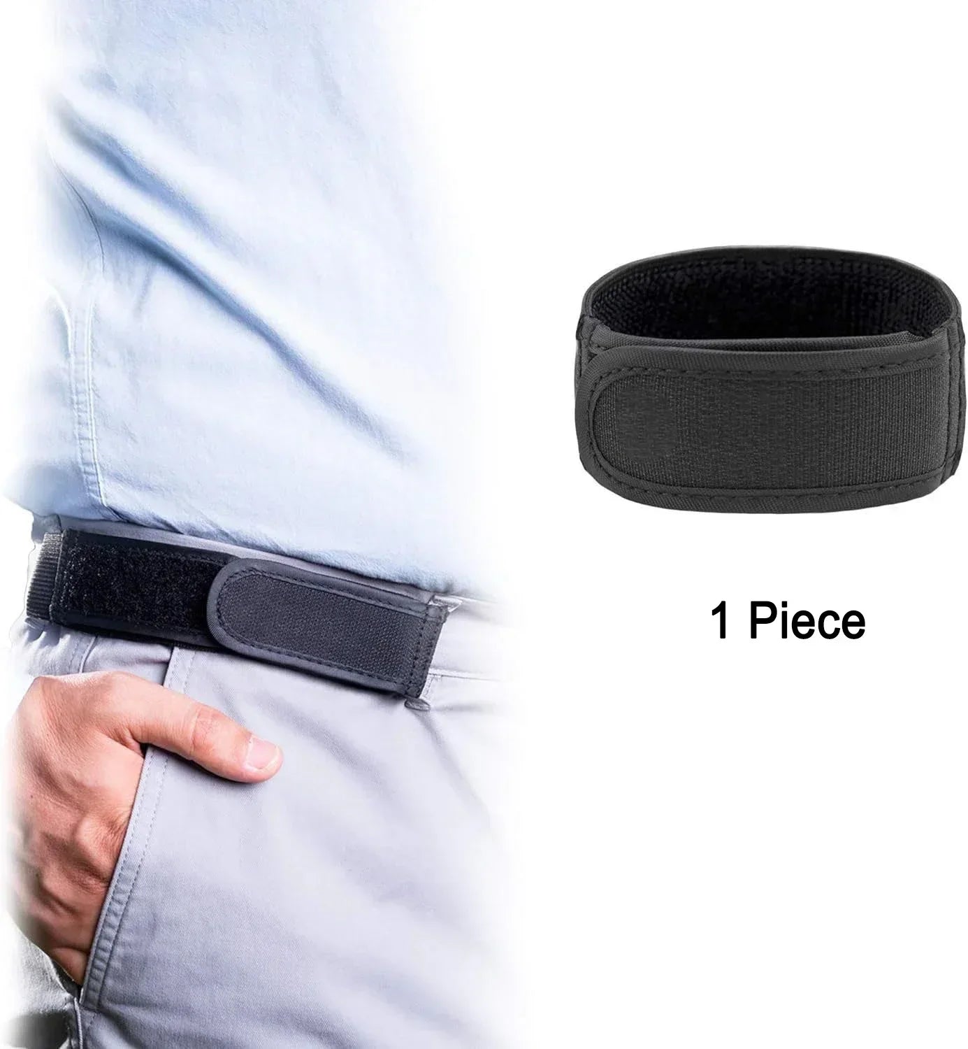Men Buckle-Free Elastic Ultra Belt