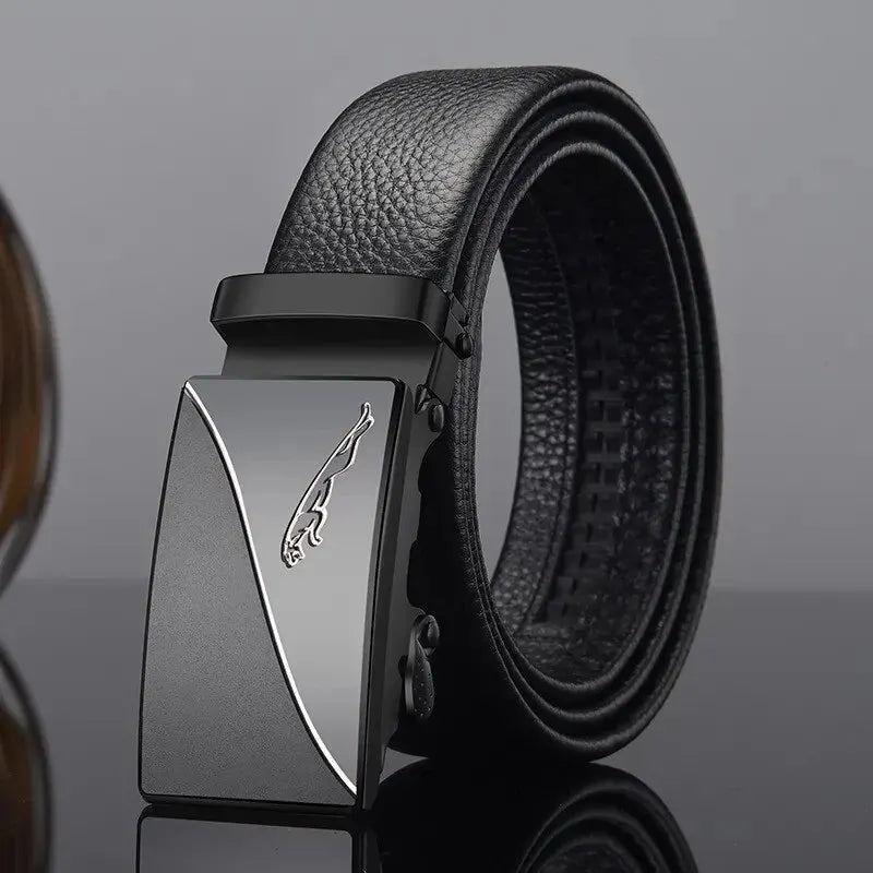 Luxury Metal Buckle PU Leather Belt