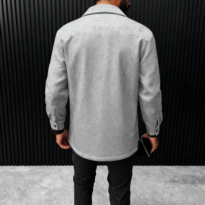 Men’s Polyester Brushed Short Jacket